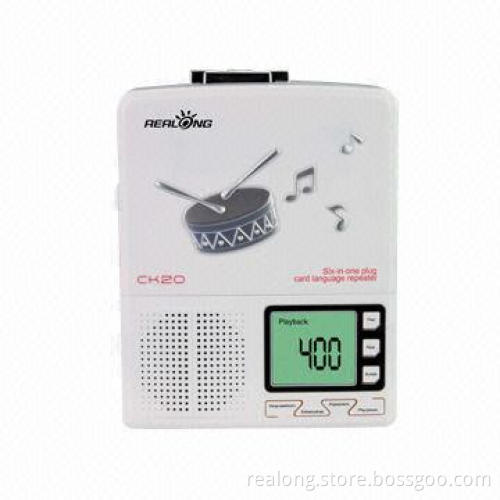 Portable Radio with LCD and MP3 Player Function, 6V DC, 400mA Adapter